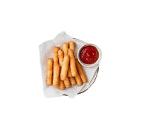 Mozarella Sticks With Sauce 